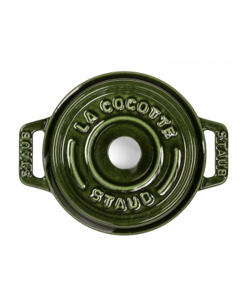Staub Garnek Żeliwny Cocotte 10 cm Zielony 40509-804-0 nr 1