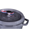 Staub Garnek z przykrywką okrągły 24 cm szary - nr 12