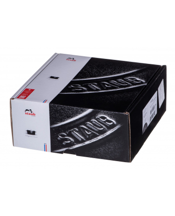 Staub Garnek z przykrywką okrągły 24 cm szary