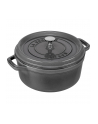 Staub Garnek z przykrywką okrągły 24 cm szary - nr 5