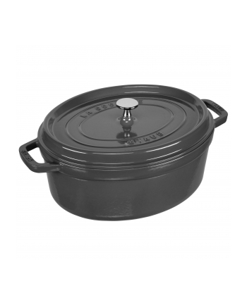Staub Owalny Garnek Żeliwny Cocotte 31 cm Grafitowy 40509-320-0