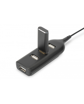 Digitus Hub Usb 2.0 4 X Usb Czarny (Ab-50001-1)