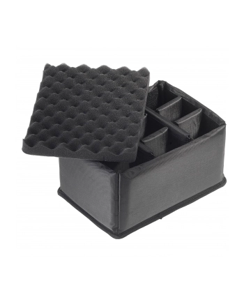B&W outdoor.cases Typ 2000 RPD z przegrodami Czarna
