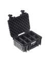 B&W outdoor.cases Typ 3000 RPD z przegrodami Czarna - nr 1
