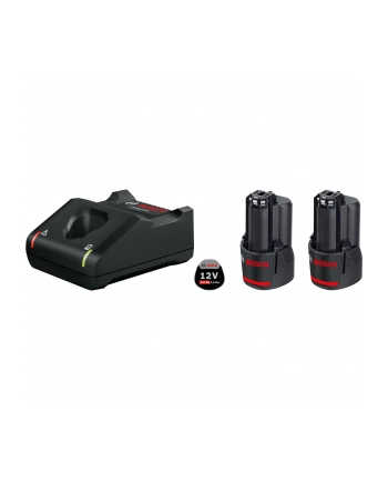 BOSCH AKUMULATOR 12V 2X2,0AH LI + ŁADOWARKA 12V B1600A019R813286243 nr 1