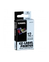 Casio Xr-12 X 12 Mm Black On Clear - nr 1