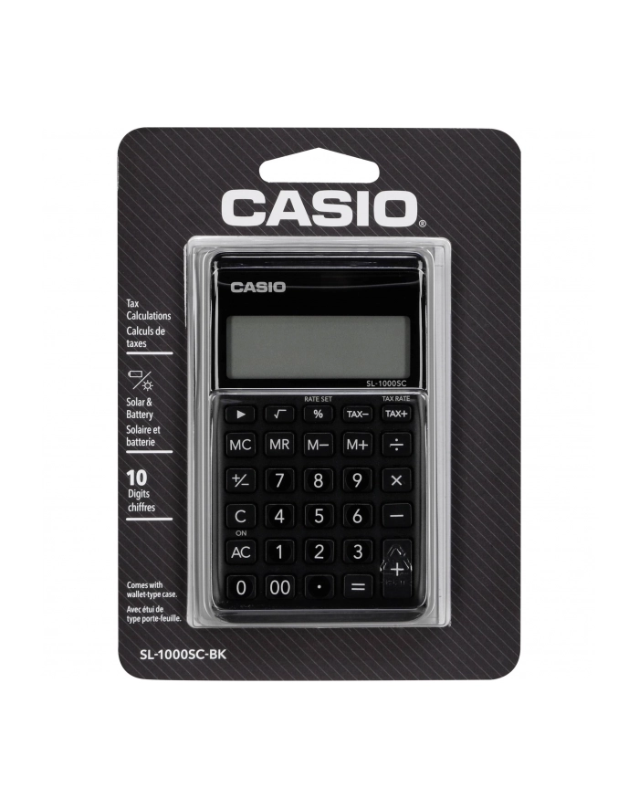 Kalkulator 10pozycyjny czarny SL-1000SC-BK-S Casio główny