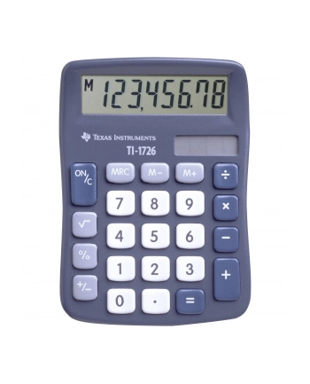 TEXAS INSTRUMENTS TI-1726 KALKULATOR KIESZEŃ PODSTAWOWY KALKULATOR NIEBIESKI nr 2