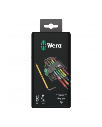 Wera Zestaw kluczy trzpieniowych TORX BO Multicolour BlackLaser z magnetyzerem 967 SPKL/9 05073599001 nr 1