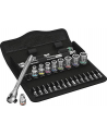 Wera 8100 SA 10 Grzechotka Zyklop Metal 1/4 w zestawie calowym 28cz. 05004020001 - nr 1