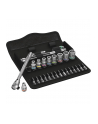 Wera 8100 SA 11 Grzechotka Zyklop Metal 1/4 z przełącznikiem w zestawie 28cz. 05004021001 - nr 3