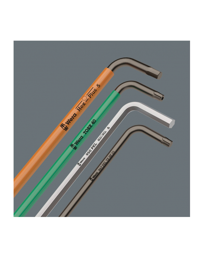 Wera Klucze trzpieniowe TORX długie z kulką 9cz. TX 8-40 967 PKL/9 5024242001 główny