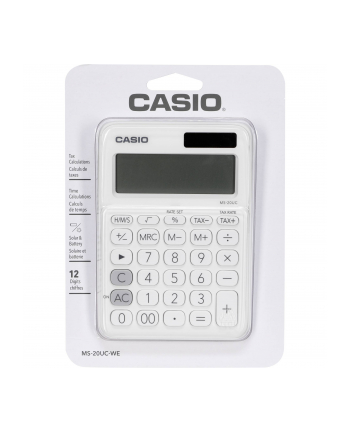 Kalkulator biurowy Casio MS-20UC-WE-S nr 2