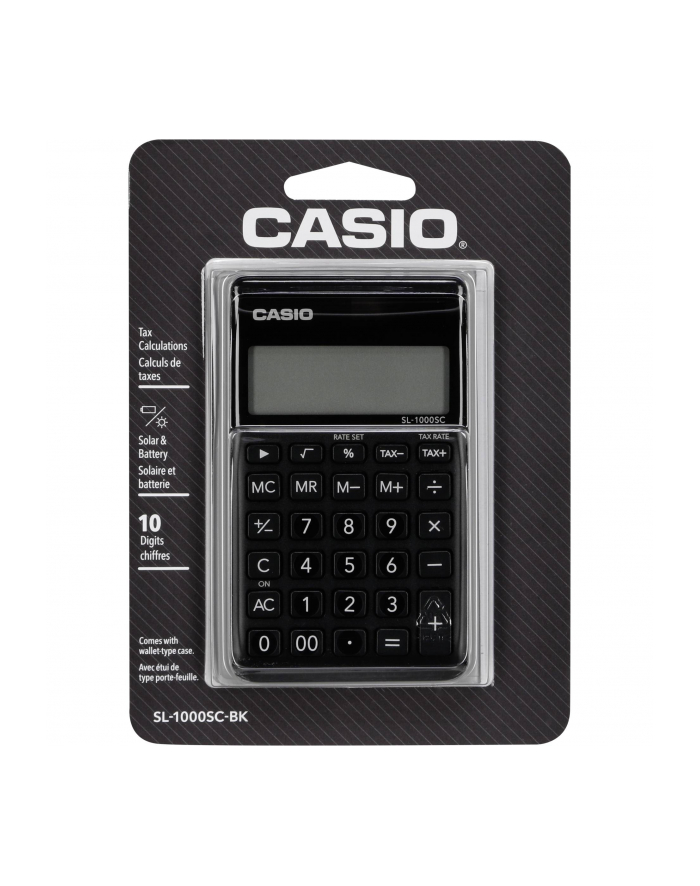 Kalkulator 10pozycyjny czarny SL-1000SC-BK-S Casio główny