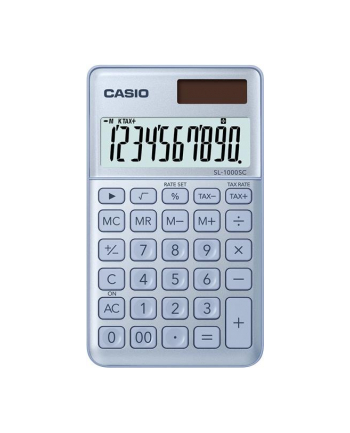Kalkulator 10poz niebieski SL-1000SC Casio Stylish