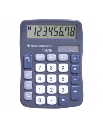 TEXAS INSTRUMENTS TI-1726 KALKULATOR KIESZEŃ PODSTAWOWY KALKULATOR NIEBIESKI