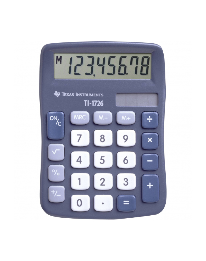 TEXAS INSTRUMENTS TI-1726 KALKULATOR KIESZEŃ PODSTAWOWY KALKULATOR NIEBIESKI główny