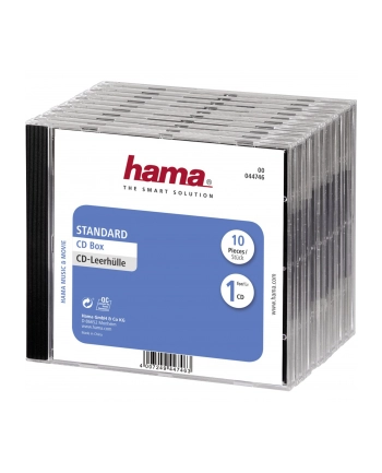 Hama CD Jewel Case Standard, Pack 10 (00044746) nr 1