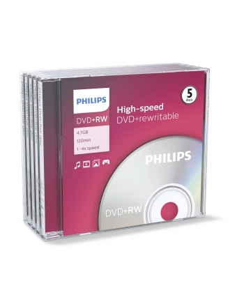 Philips 4.7GB / 120min 4 x DVD+RW (DW4S4J05F/10) nr 1