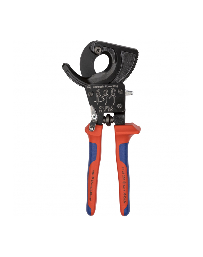 Knipex Nożyce do kabli z zapadką 250mm 95 31 250 główny