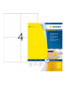 Herma Etykiety kolorowe 4396 A4 105 x 148mm papier matowy żółty 400 szt 4396 - nr 9