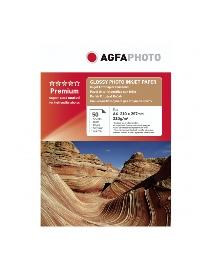 Agfaphoto Photo Glossy Papier 210 G A 4 50 Arkuszy główny