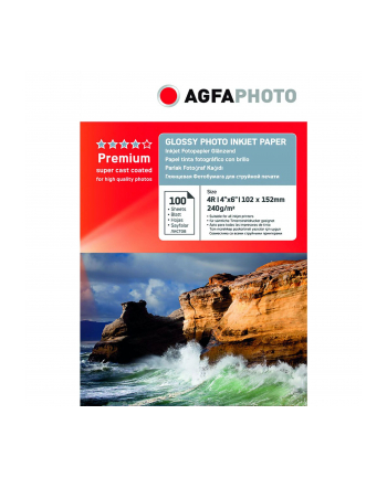 Agfaphoto Premium Photo Glossy Papier 240 G 10X15 Cm 100 Arkuszy