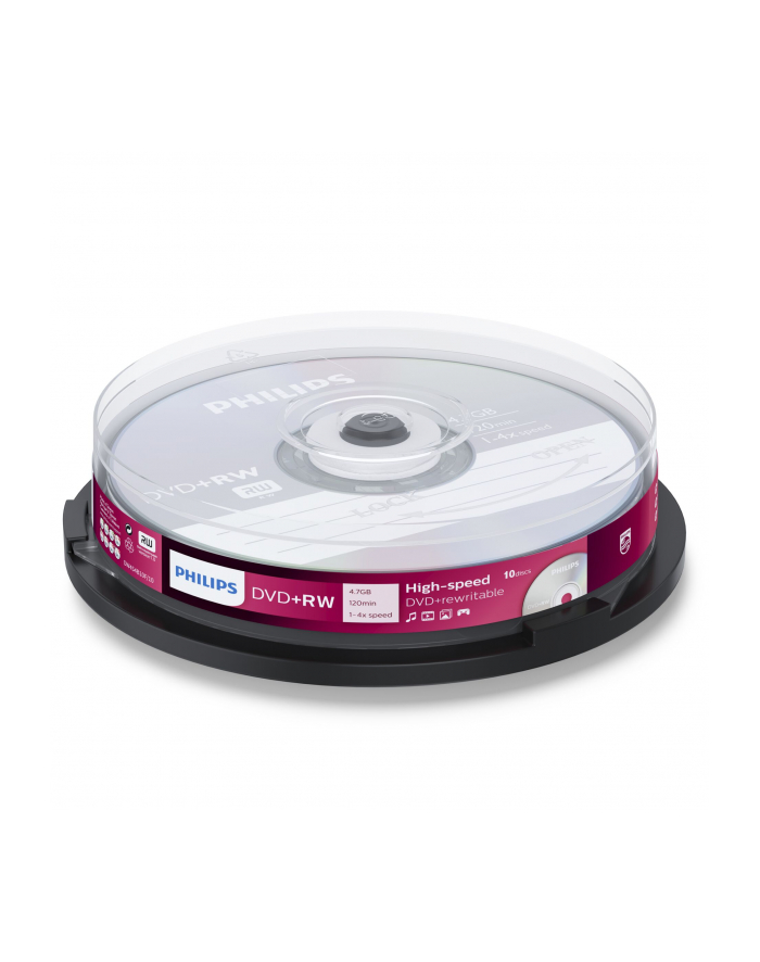 Płyta PHILIPS DVD+RW (DW4S4B10F/10) główny