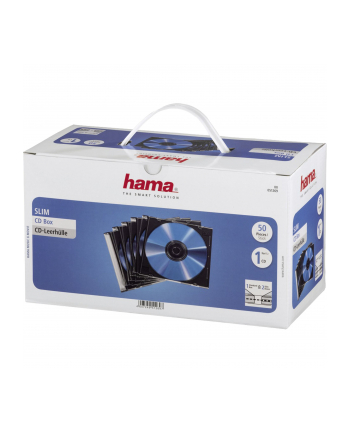 Hama CD Slim Jewel Case, pack of 50 Pcs (51269)