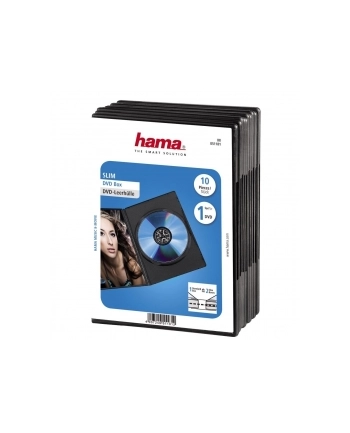 Hama DVD Slim Box 10, Black (00051181) nr 2