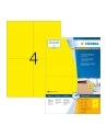 Herma Etykiety kolorowe 4396 A4 105 x 148mm papier matowy żółty 400 szt 4396 - nr 8