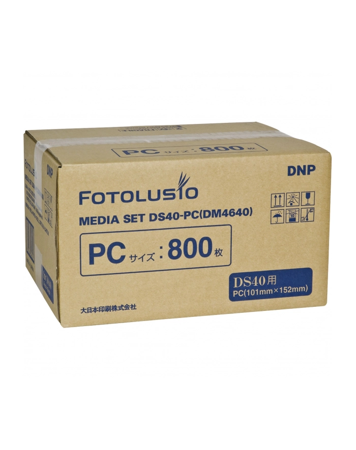DNP Photo Imaging Papel fotogrfico de sublimacin trmica 10 x 15 para impresora DS-40 (PAP 800) główny