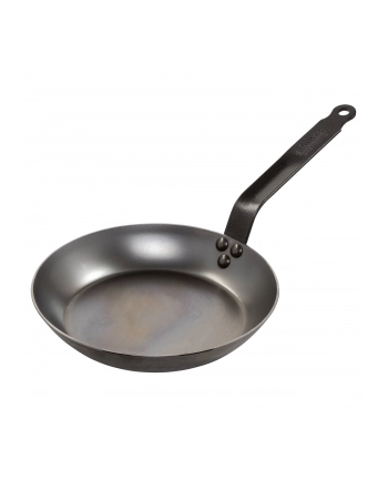 Amazon De Buyer Lyonnaise okrągła patelnia z masywnej stali, 24 cm nr 1