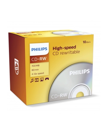 Philips 10 x CD-RW - 700MB / 80min (CW7D2NJ10/00) nr 2