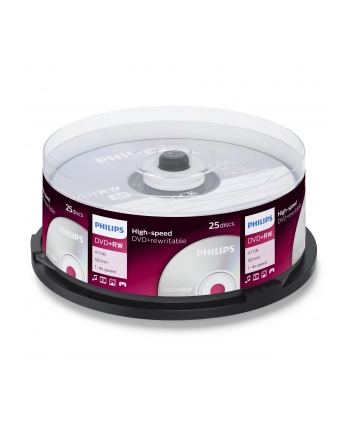PHILIPS DVD+RW 4,7GB 4X CAKE (DW4S4B25F/00) nr 1
