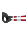 Knipex Nożyce zapadkowe do cięcia kabli i przewodów do śr. 60/100 mm (95 32 060, 95 32 100) - nr 3