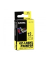 Casio Do drukarek etykiet XR-12YW1 czarny druk/żółty - nr 1