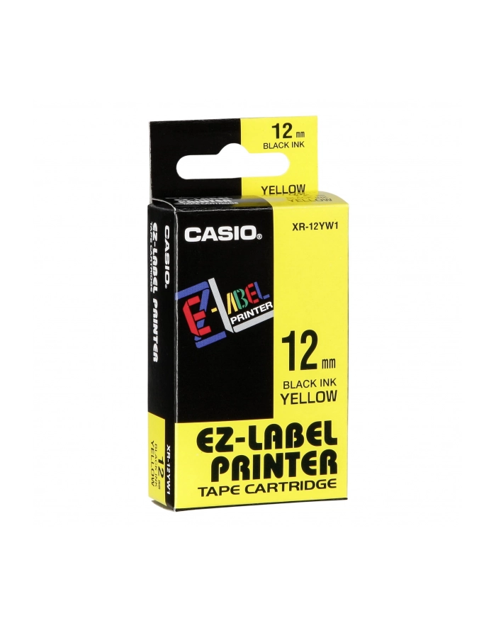 Casio Do drukarek etykiet XR-12YW1 czarny druk/żółty główny