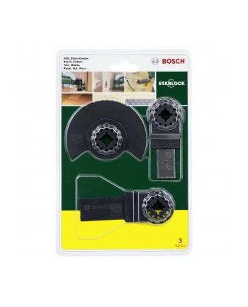 Bosch 3-częściowy Zestaw startowy do drewna do narzędzi wielofunkcyjnych 2607017323 nr 1
