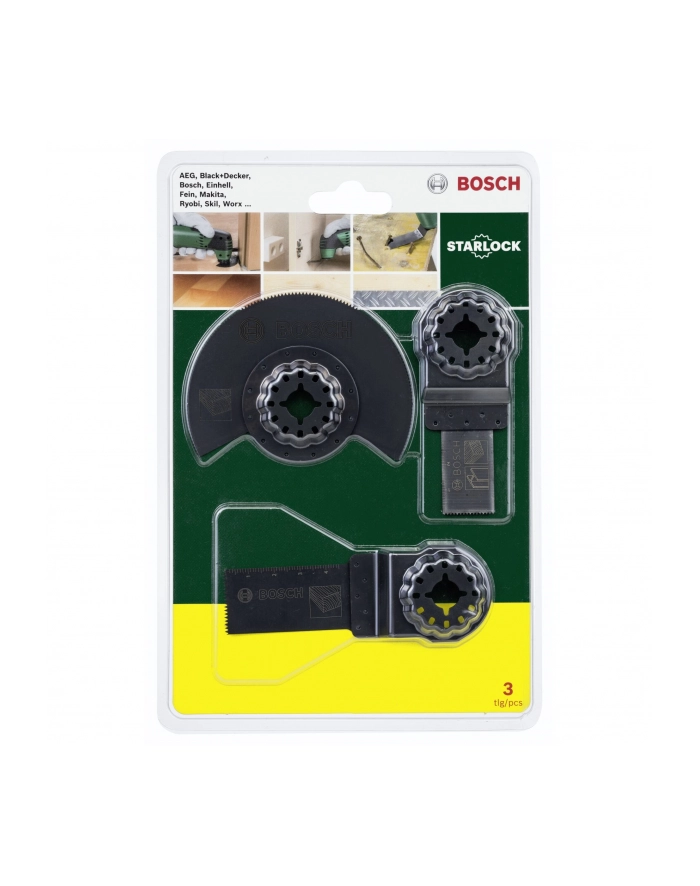 Bosch 3-częściowy Zestaw startowy do drewna do narzędzi wielofunkcyjnych 2607017323 główny