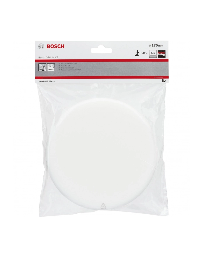 Bosch Pokrywa piankowa, miękka (biała), a 170 mm a 170 mm 2608612024 główny