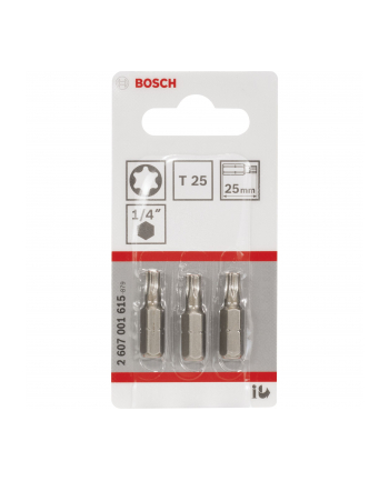 Bosch Końcówki Wkręcające Bit T25 Eh 3Pc 2607001615 /3Szt./