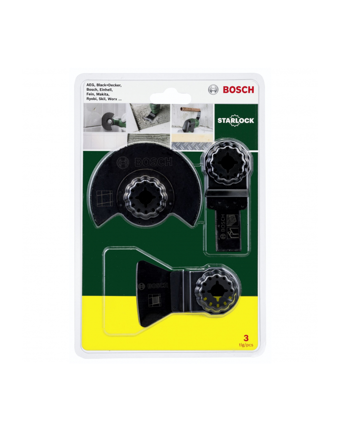 Bosch Zestaw akcesoriów do multinarzędzia 3 szt do multinarzędzi 2607017324 główny