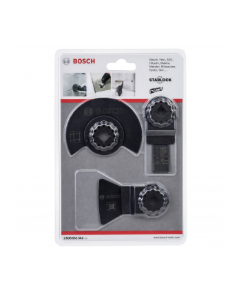 Bosch 3-częściowy zestaw do płytek AIZ 20 AB (1x) ATZ 52 SC (1x) ACZ 85 LMT (1x) 2608662342