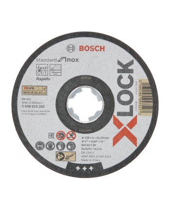 Bosch tarcze tnące Standard for Inox z mocowaniem X-Lock 2608619267 nr 2