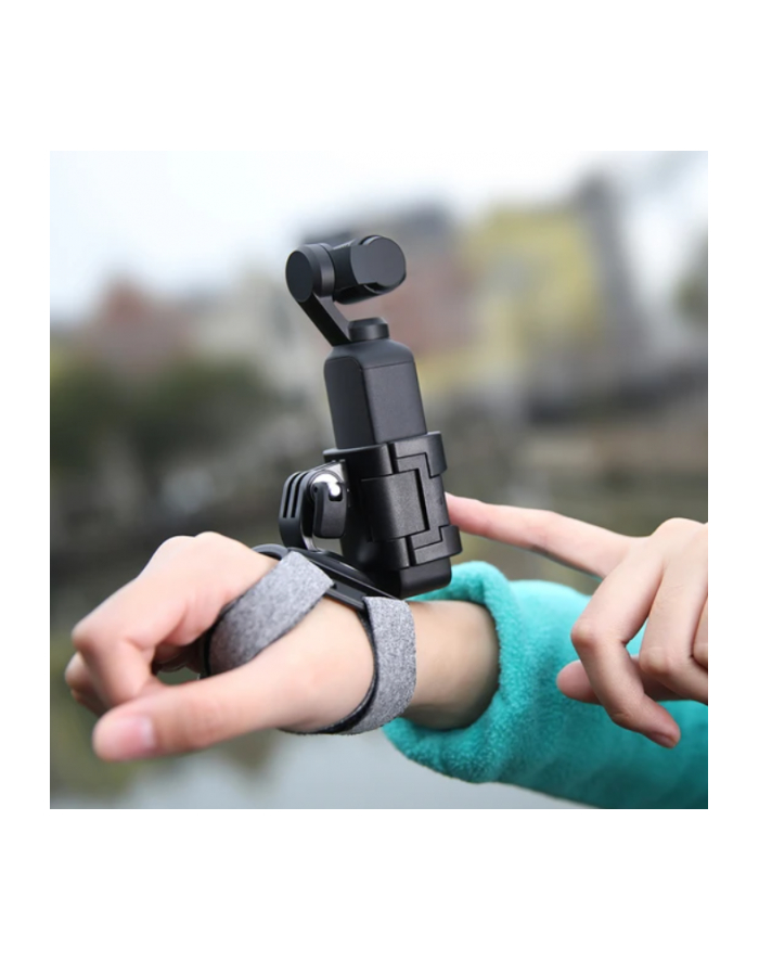 Pgytech Mocowanie Na Nadgarstek I Dłoń Do Dji Osmo Pocket I Kamer Sportowych P-18C-024 główny