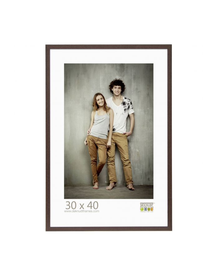 Deknudt Ramka S44CH4 30x40 drewno ciemy brąz główny