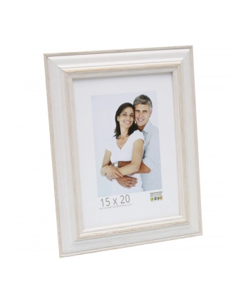 Deknudt Ramka S221H1 15x21 drewno biały z beżem nr 1