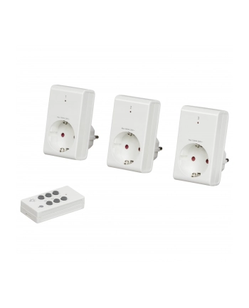 REV Telecontrol Funksteckdosen 3+1 Funk-Set 2300 W (00834514) nr 1