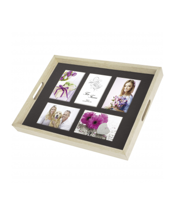 ZEP Photo Tray Natural 43x35 Wood 5x10x15